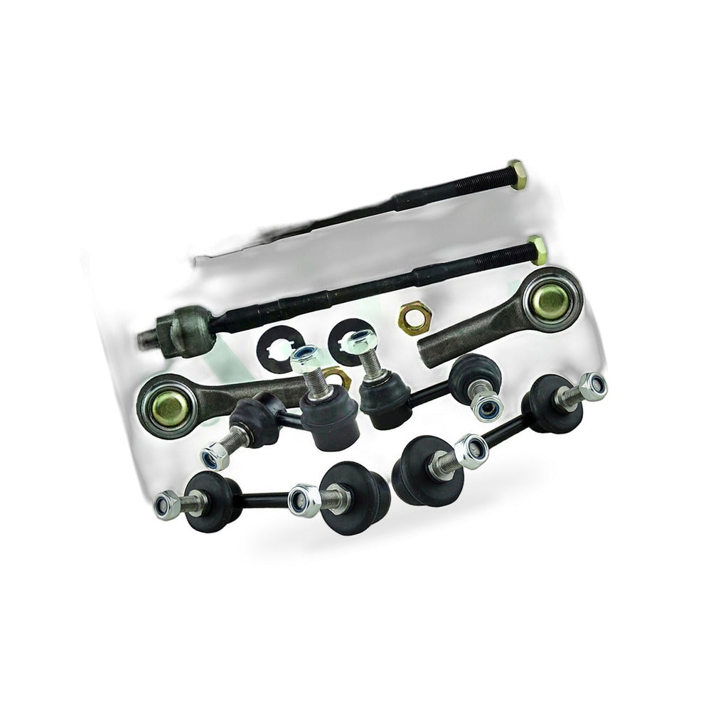 Inner Outer Tie Rod End Sway Bar Link Kit Suitable for Nissan X-Trail T30