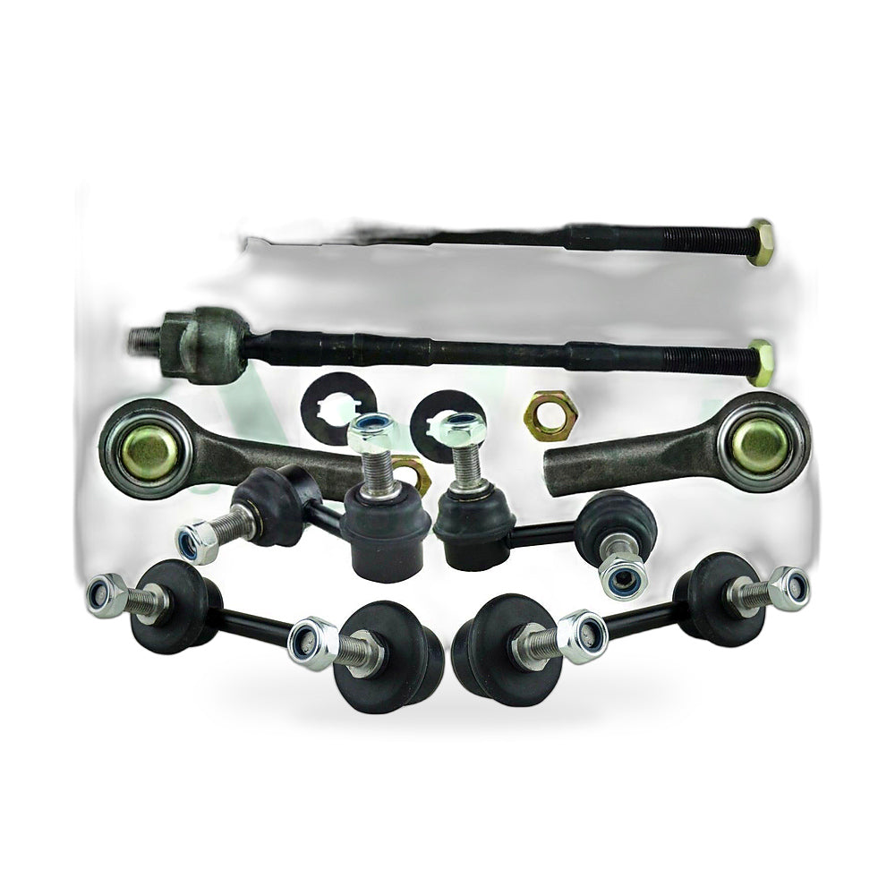 Inner Outer Tie Rod End Sway Bar Link Kit Suitable for Nissan X-Trail T30