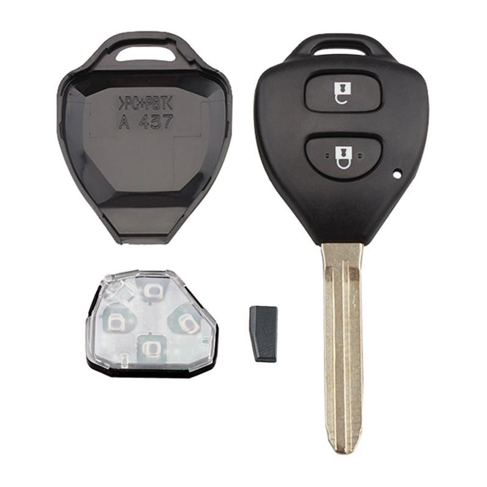 Complete Remote Car Key Suitable for Toyota Hilux 2005-2009 4D-67