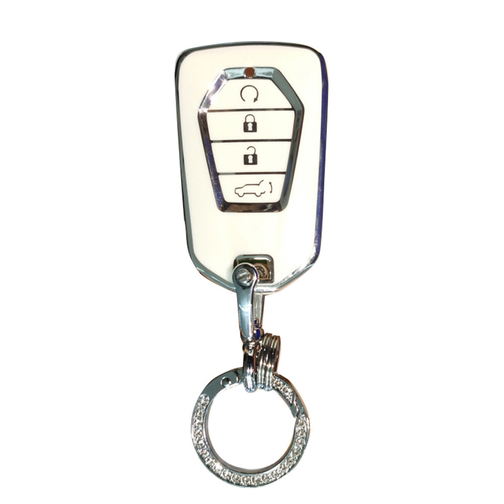 TPU 4-Button Car Remote Key Fob Cover Suitable for Isuzu D-MAX