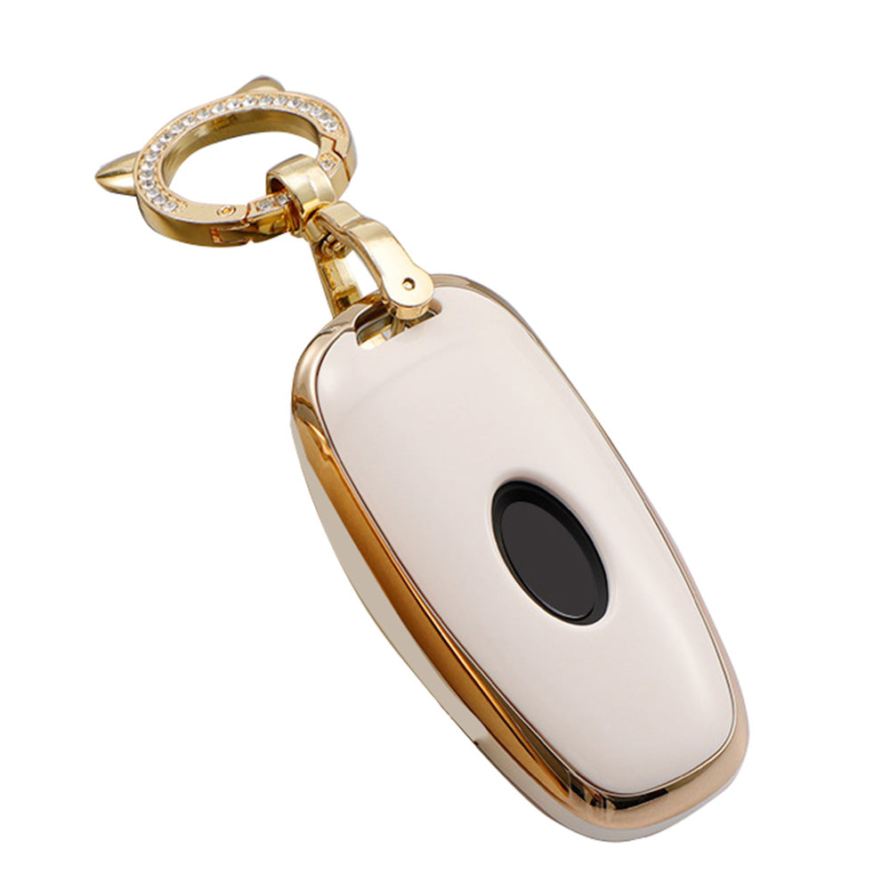 TPU 6-Button Car Remote Key Fob Cover Suitable for Hyundai Santa Fe
