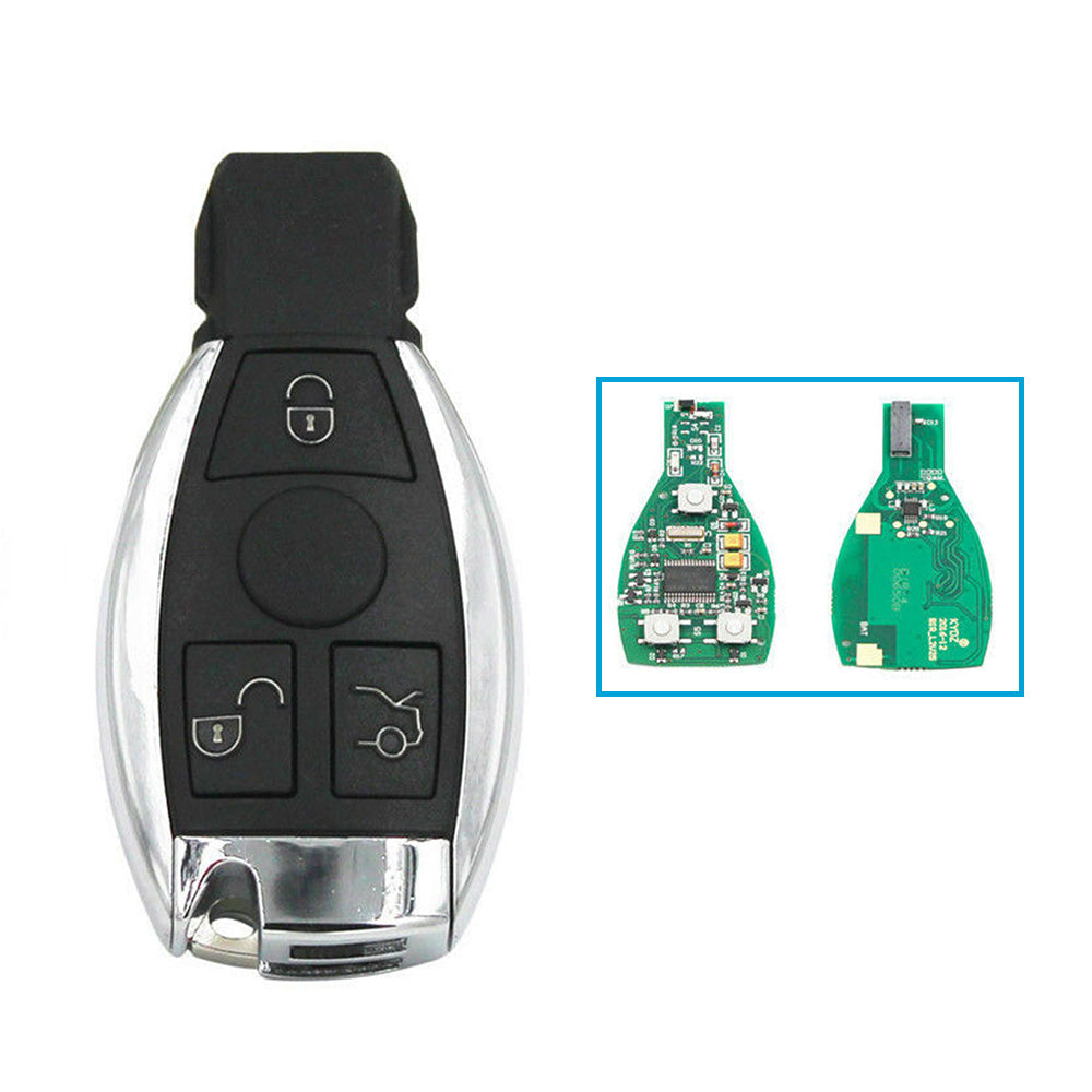 3 Buttons 433MHz Remote Car Key Suitable for Mercedes-Benz A-Class