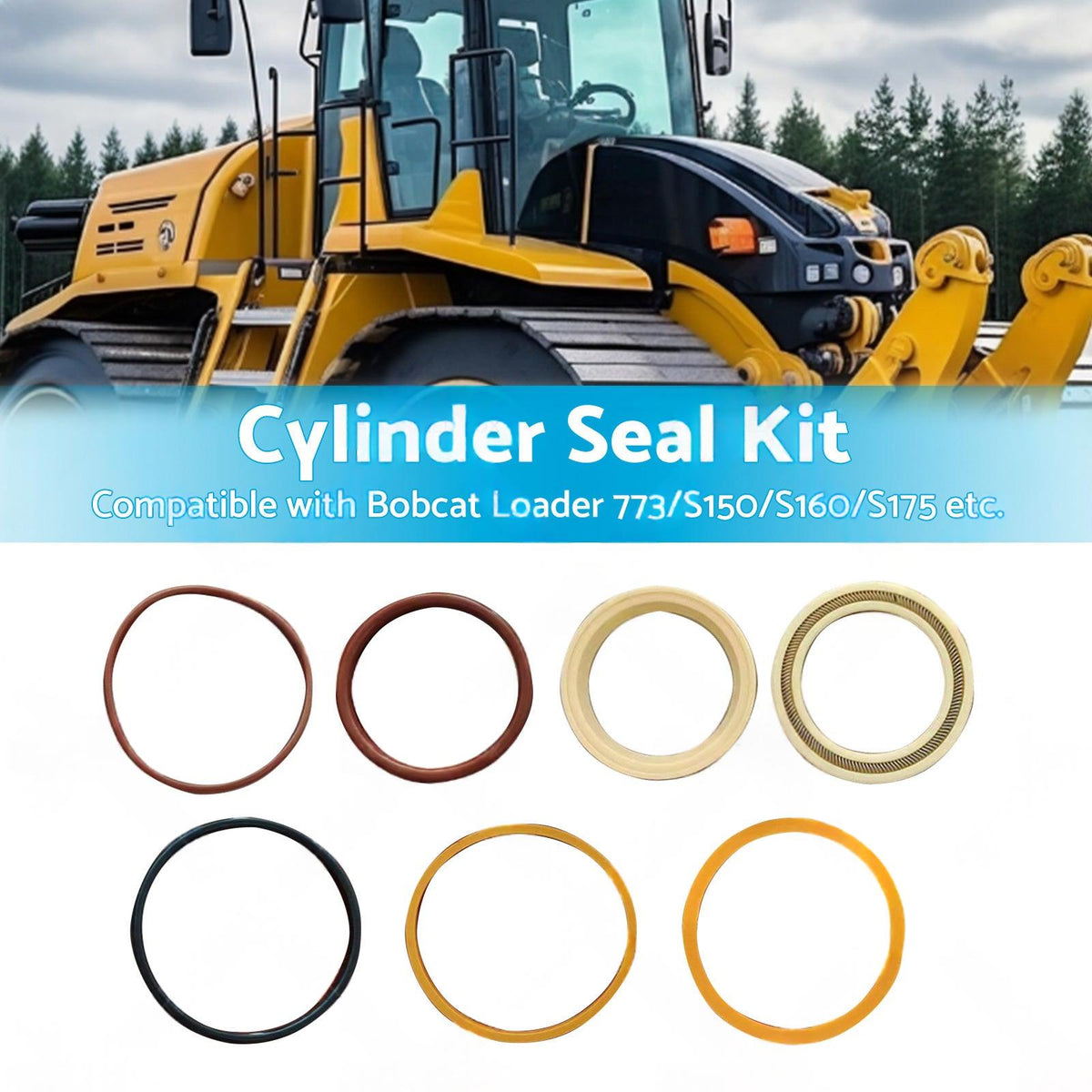 Tilt Cylinder Seal Kit Suitable for Bobcat S160