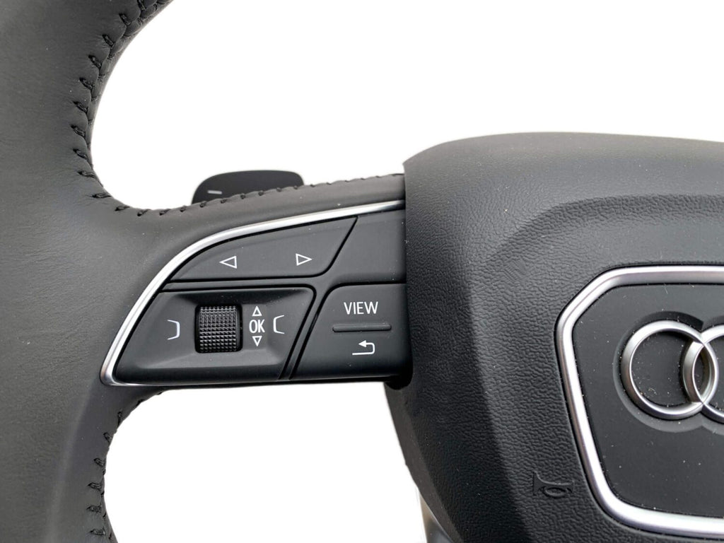 NEW OE HEATED STEERING WHEEL BLACK LEATHER WITH AIRBAG AUDI A4 S4 Q5 Q7 4M0419091B