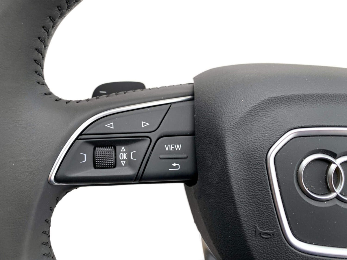 NEW OE HEATED STEERING WHEEL BLACK LEATHER WITH AIRBAG AUDI A4 S4 Q5 Q7 4M0419091B