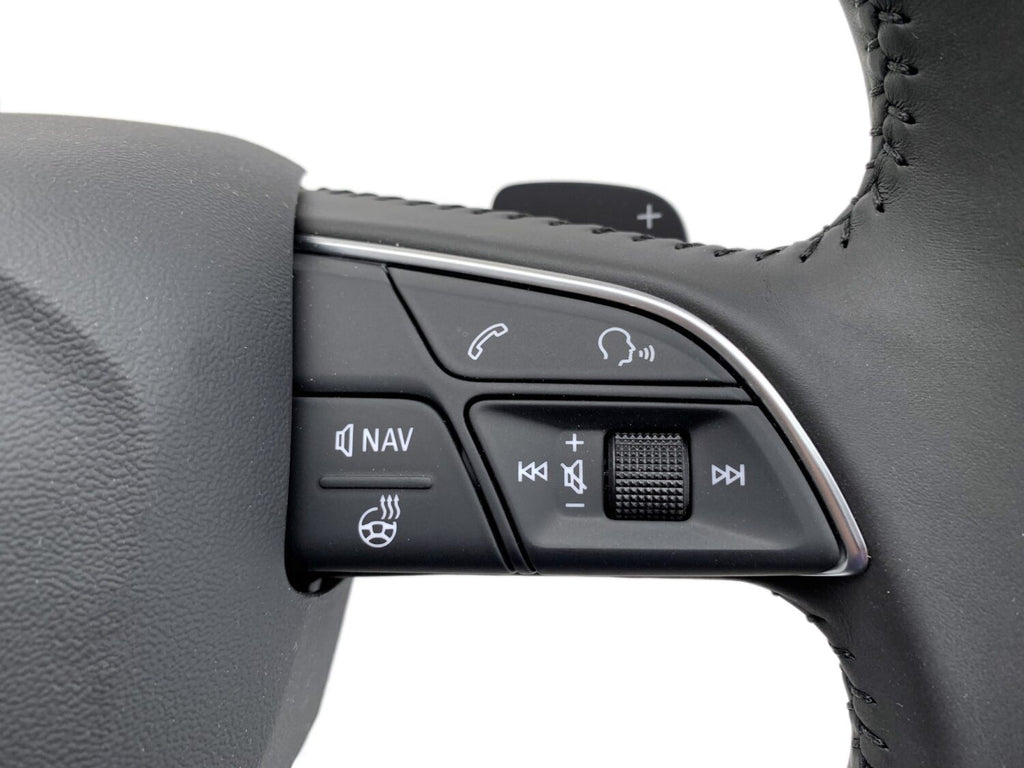 NEW OE HEATED STEERING WHEEL BLACK LEATHER WITH AIRBAG AUDI A4 S4 Q5 Q7 4M0419091B
