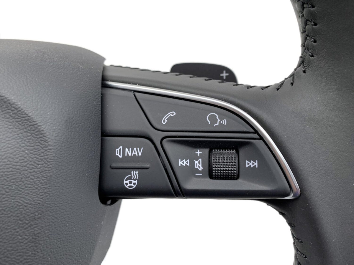 NEW OE HEATED STEERING WHEEL BLACK LEATHER WITH AIRBAG AUDI A4 S4 Q5 Q7 4M0419091B