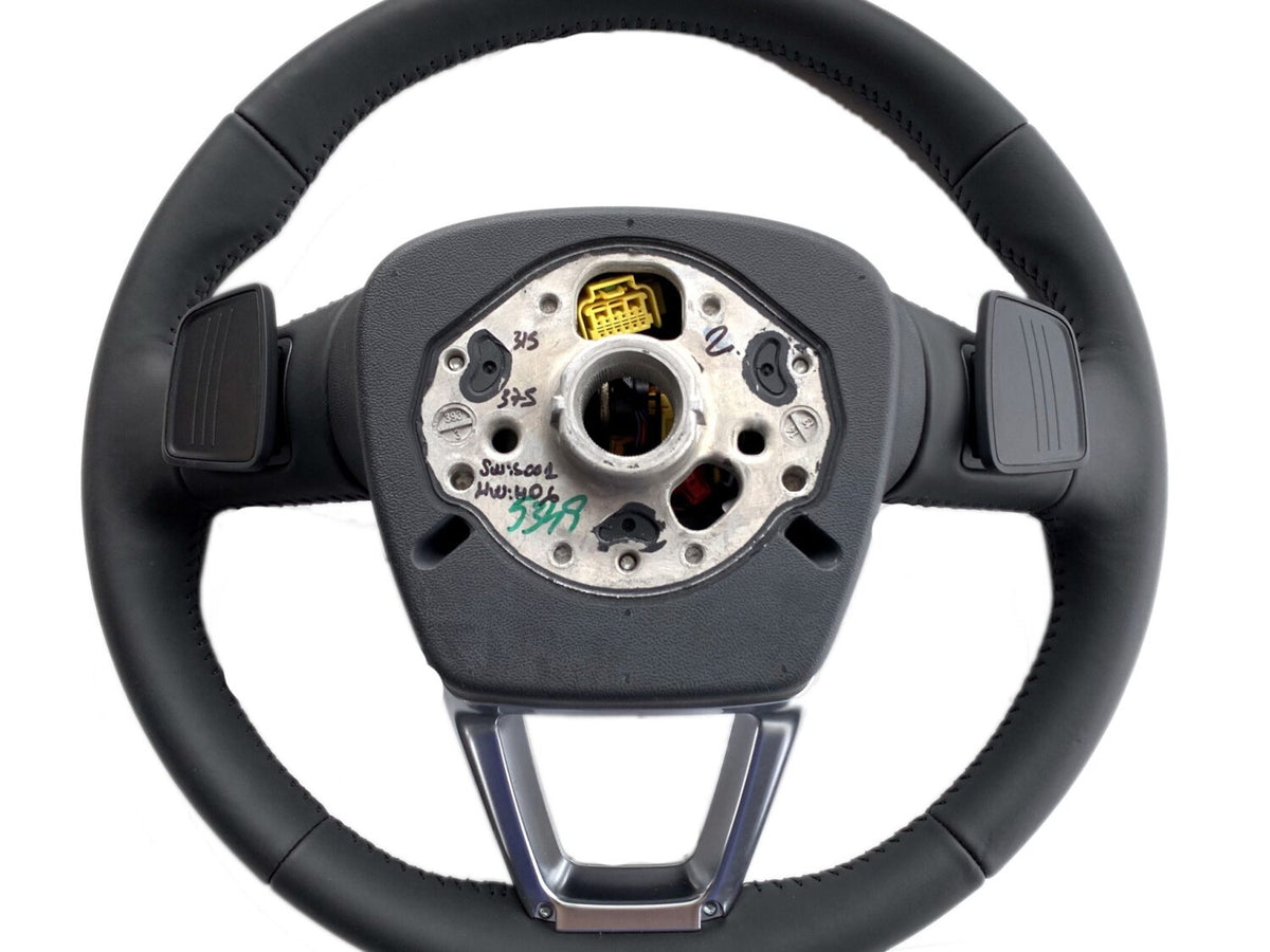 NEW OE HEATED STEERING WHEEL BLACK LEATHER WITH AIRBAG AUDI A4 S4 Q5 Q7 4M0419091B