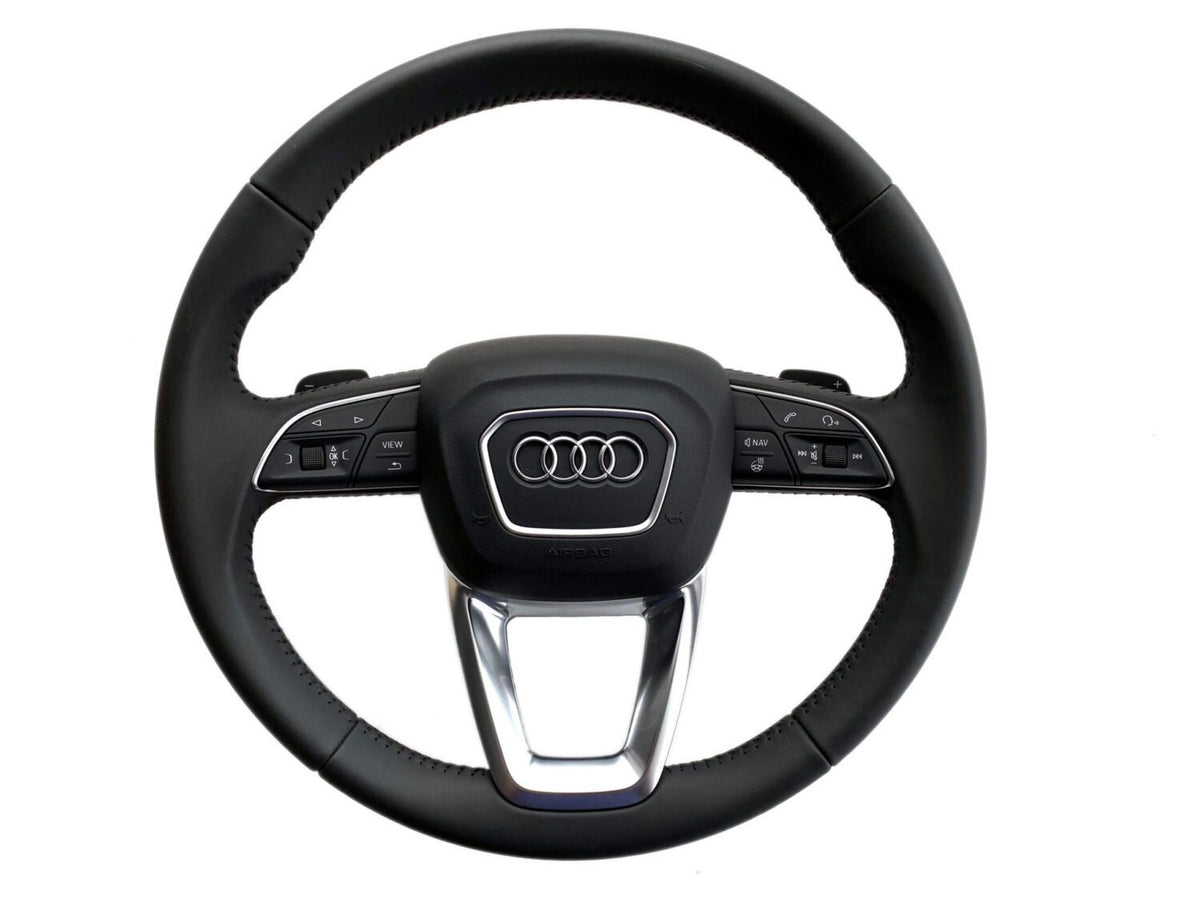 NEW OE HEATED STEERING WHEEL BLACK LEATHER WITH AIRBAG AUDI A4 S4 Q5 Q7 4M0419091B