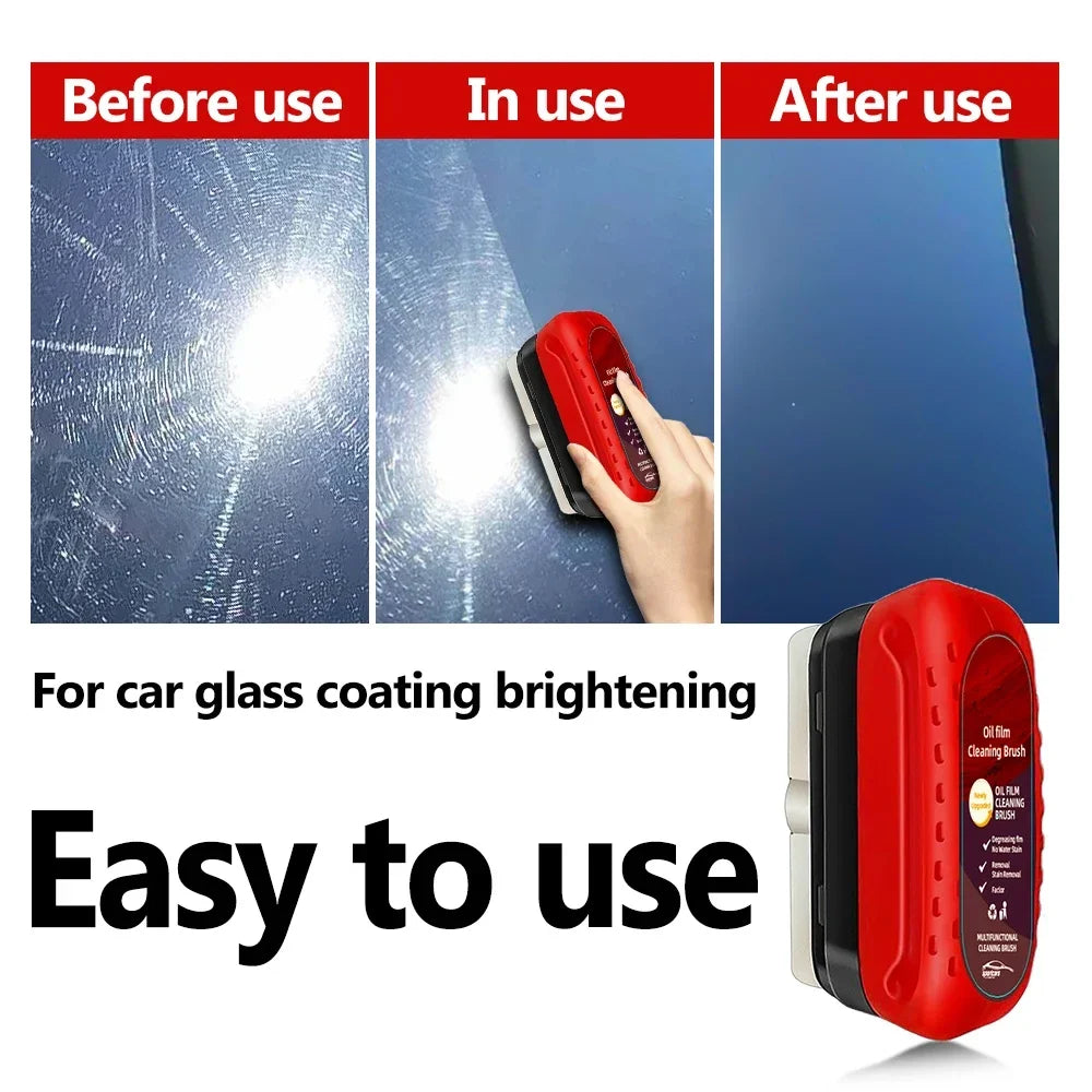 Car Glass Coating Kit | Oil Film Cleaner & Scratch Repair 120ml Pro