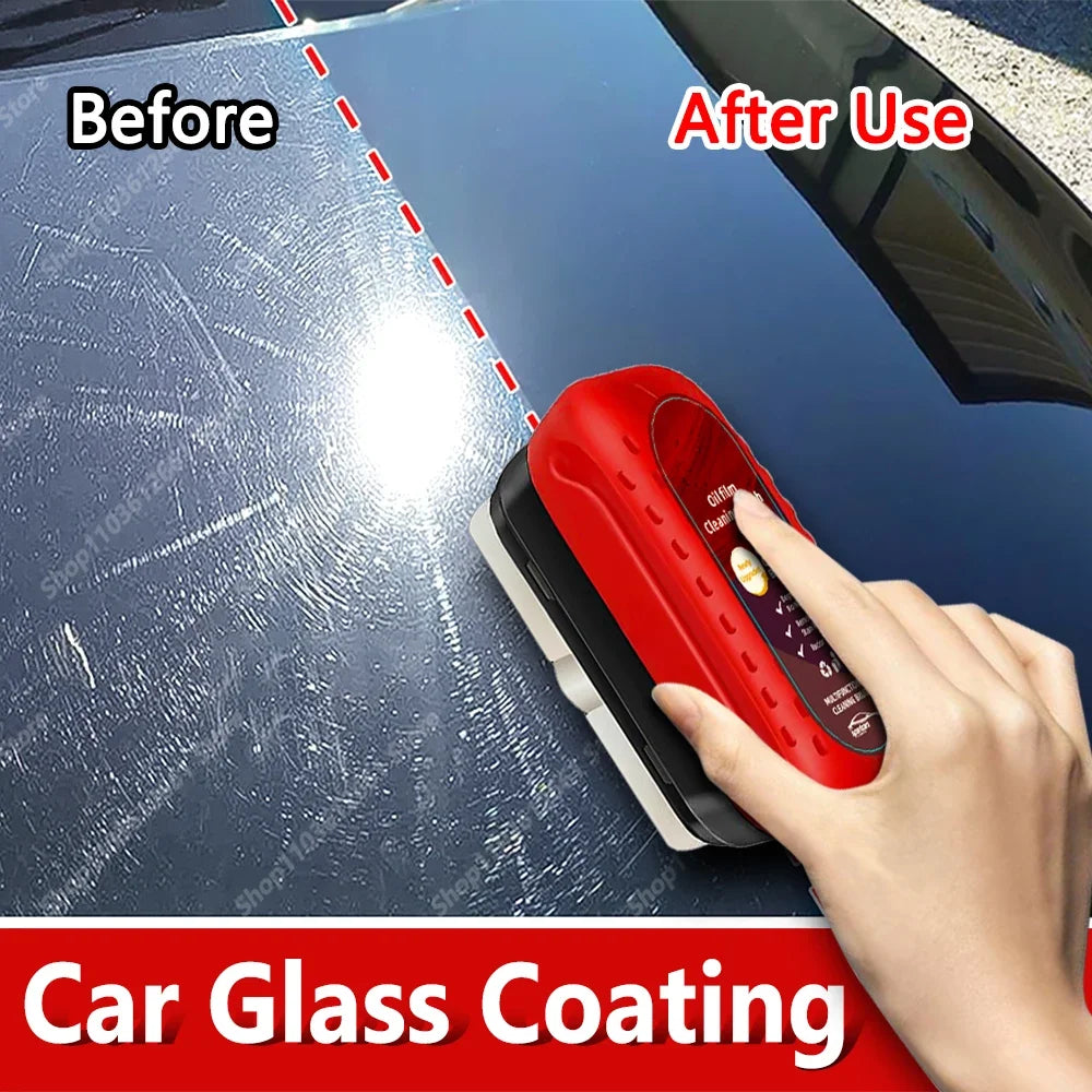 Car Glass Coating Kit | Oil Film Cleaner & Scratch Repair 120ml Pro