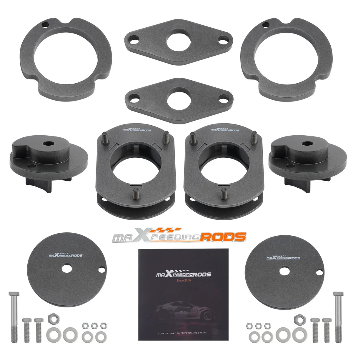 2.5" Lift Kit Struts & Coil Spacers for Jeep Grand Cherokee (2011–2022)