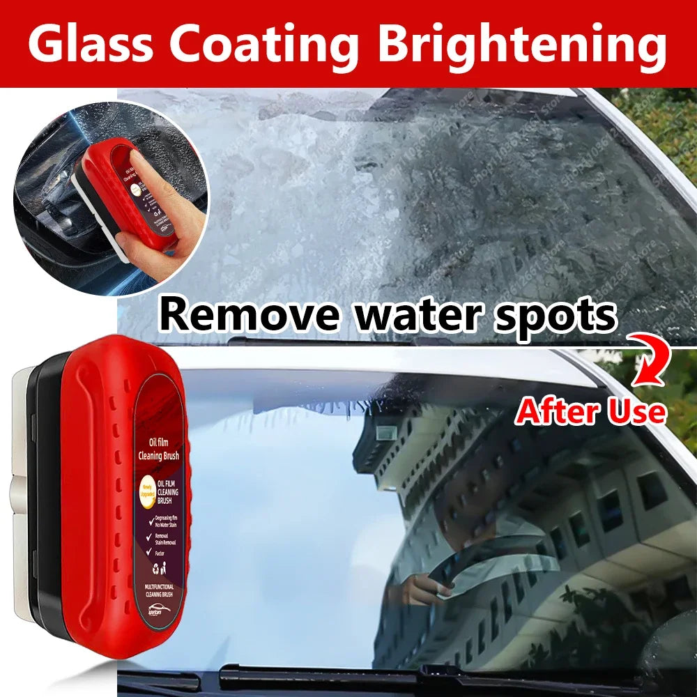 Car Glass Coating Kit | Oil Film Cleaner & Scratch Repair 120ml Pro