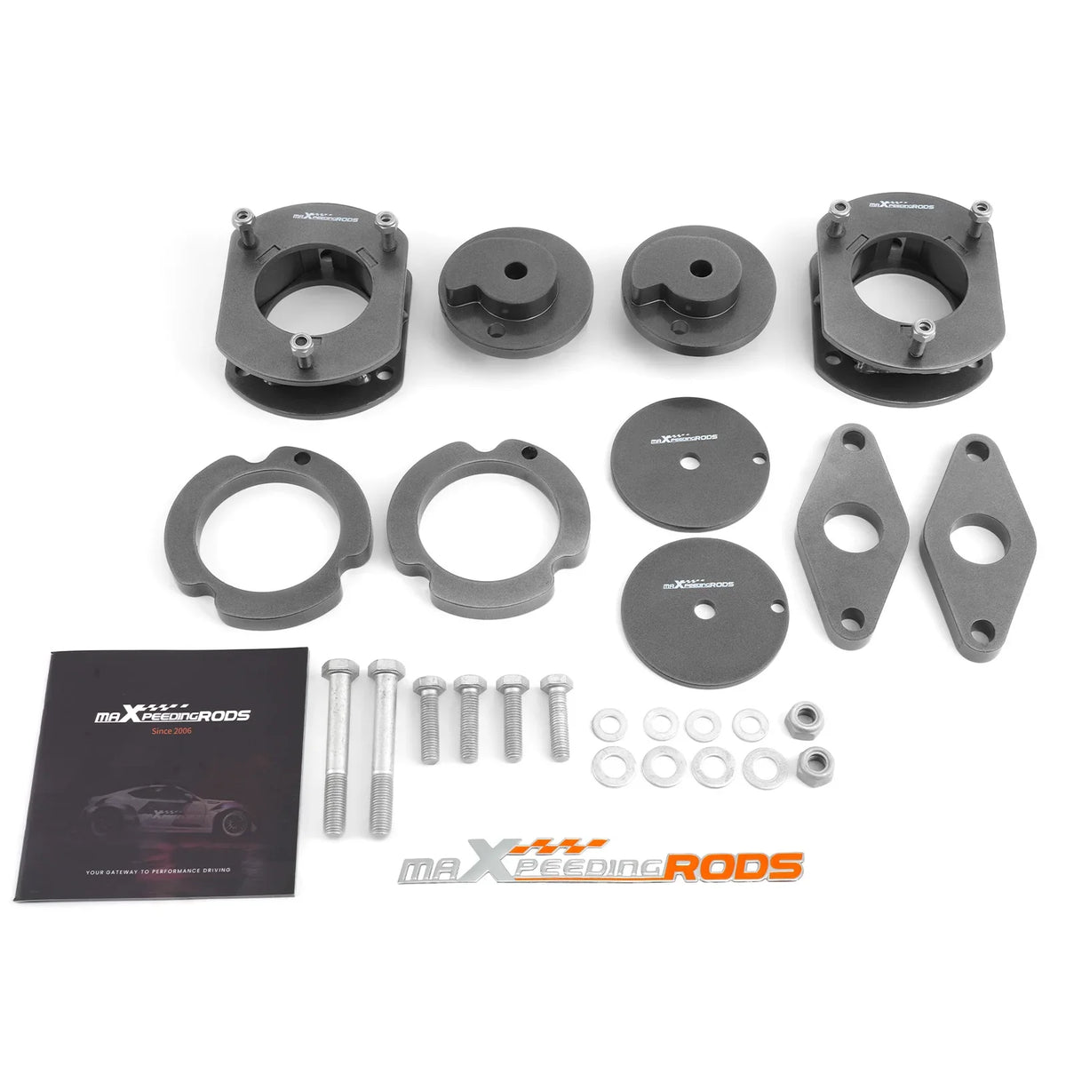 2.5" Lift Kit Struts & Coil Spacers for Jeep Grand Cherokee (2011–2022)