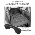 Portable Inflatable Car Air Mattress with Pillows Air Pump  Black
