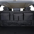 Back Seat Car Trunk Hanging Storage Bag 9 Pocket Organizer Black