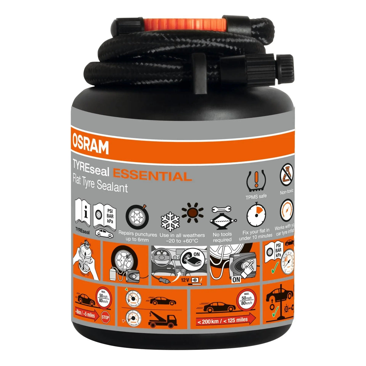 TYREseal KIT Reifendichtmittel 450ml ESSENTIAL OSRAM