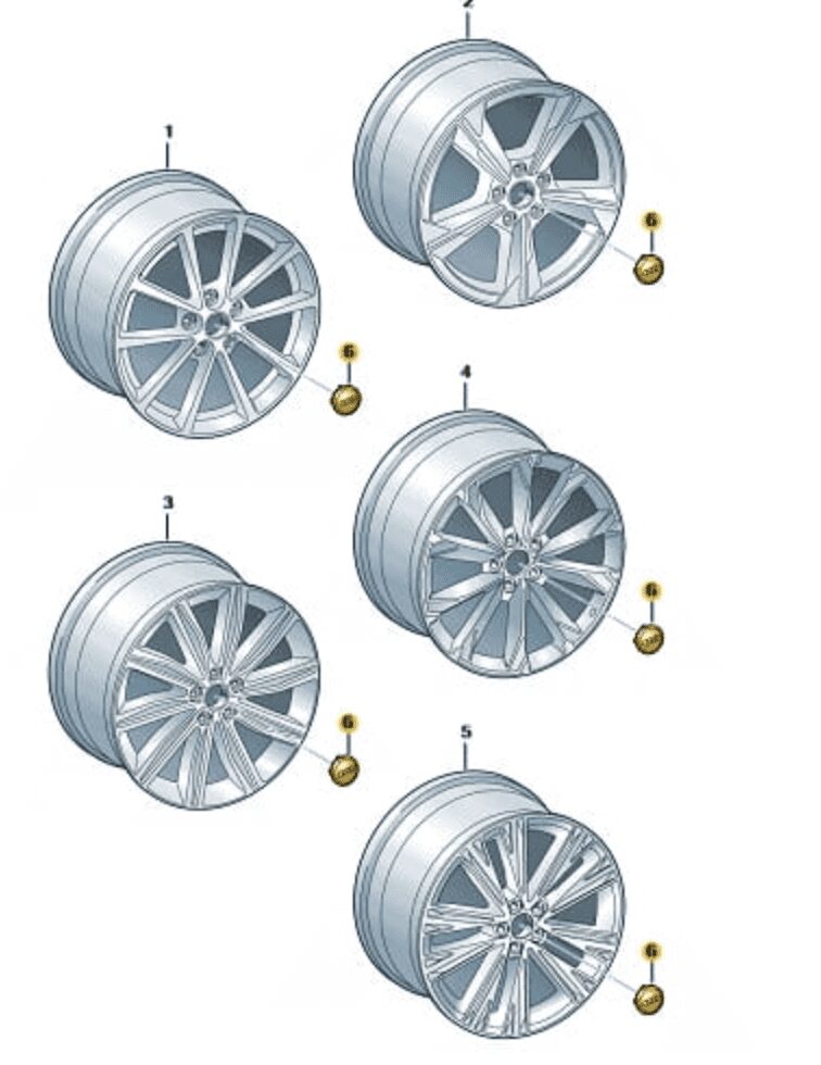 4X NEW ORIGINAL WHEEL HUB CAP 61 mm AUDI A1 A3 A4 A5 A6 A7 A8 Q2 Q4 Q5 Q7 Q8 R8 TT E-TRON 81A601170