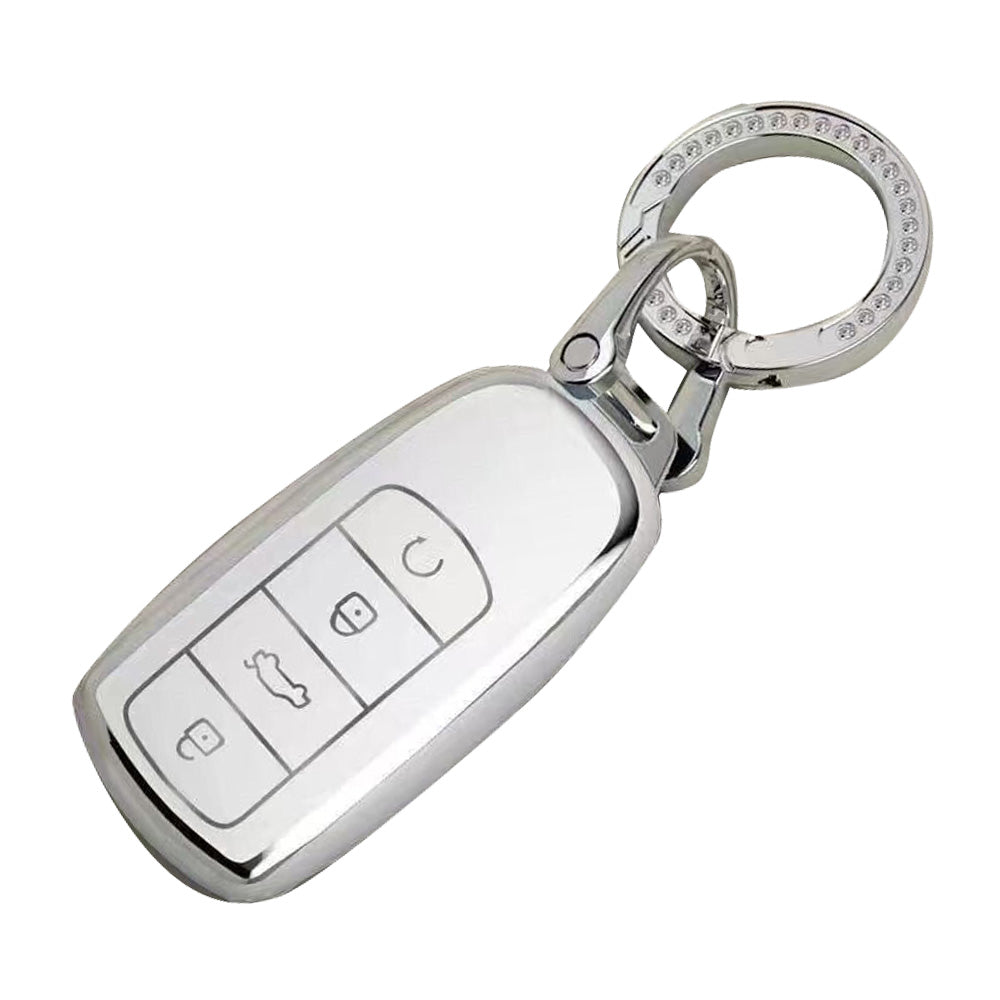 Car Remote Key Fob Case Cover TPU White Suitable for Chery Omoda 5