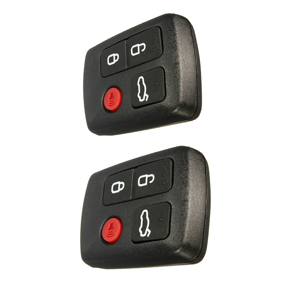 2x 4-Button 433MHz Remote Car Key Suitable for Ford Falcon BA BF